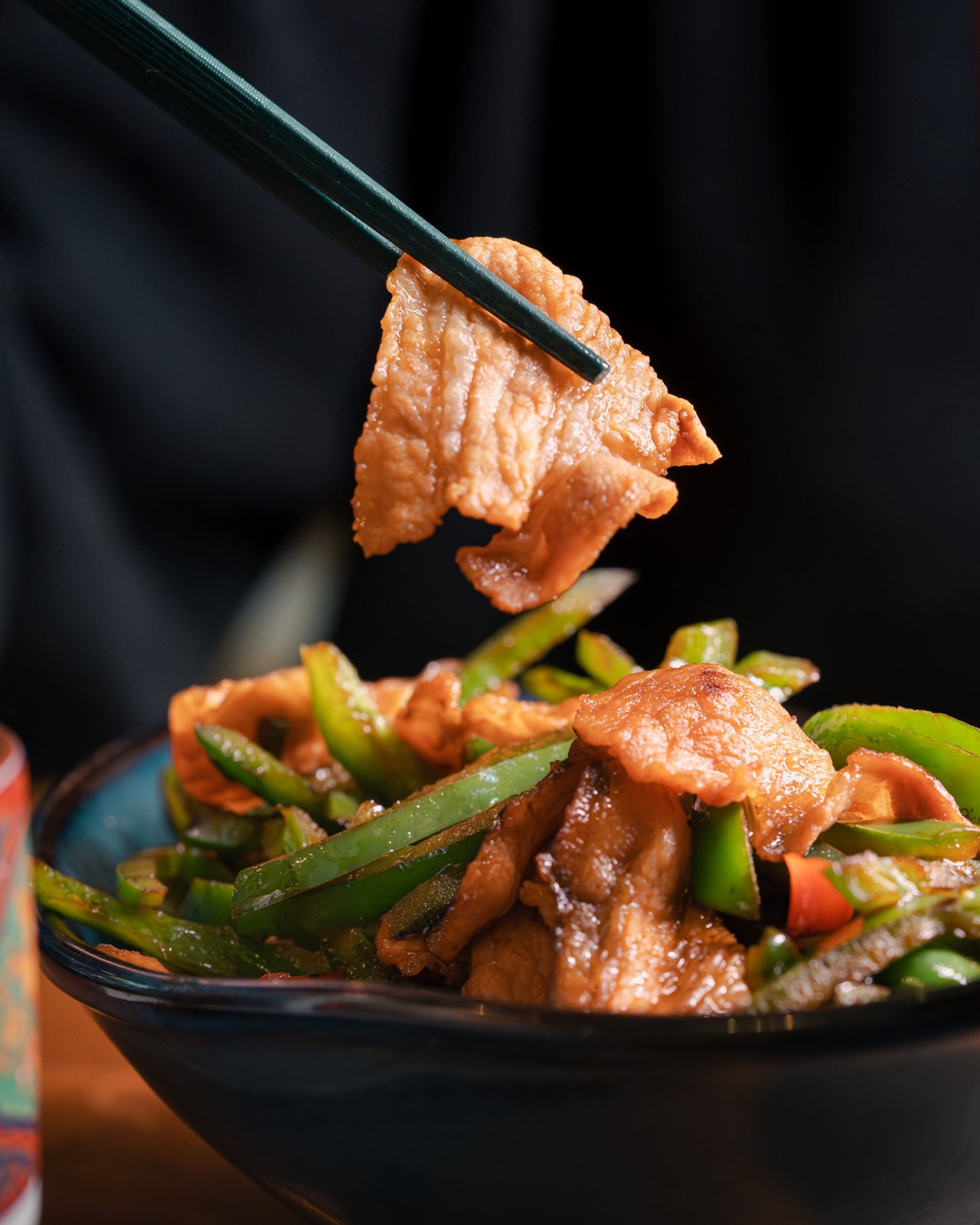 Chengdu Stir-Fried Pork with green and red peppers at Lao Sze Chuan Baltimore
