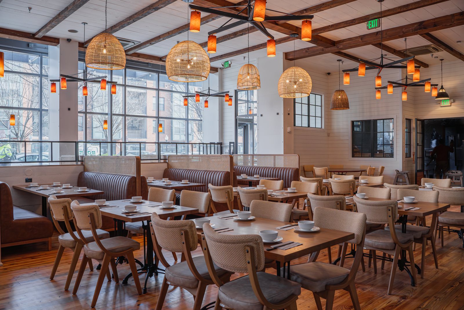 The dining room at Lao Sze Chuan in Charles Village, Baltimore
