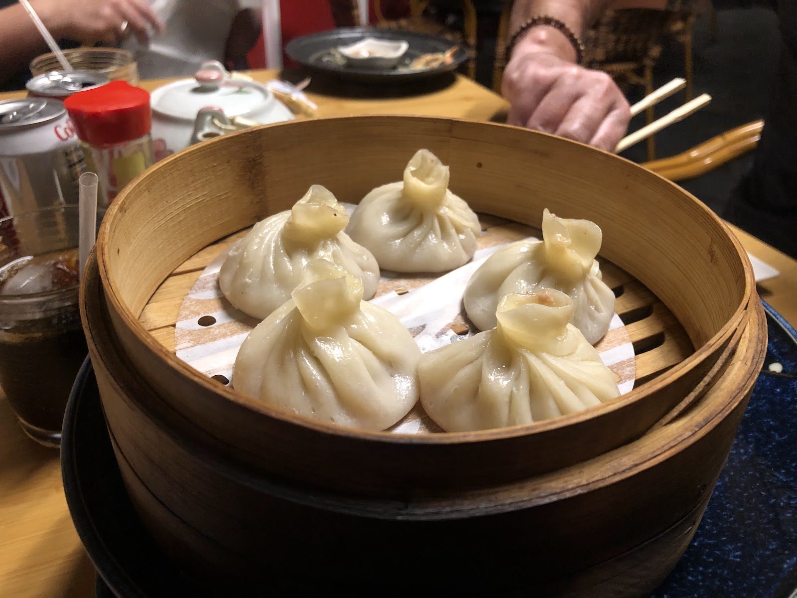 Soup dumplings at Bob's Shanghai 66 in Rockville, from the same owners