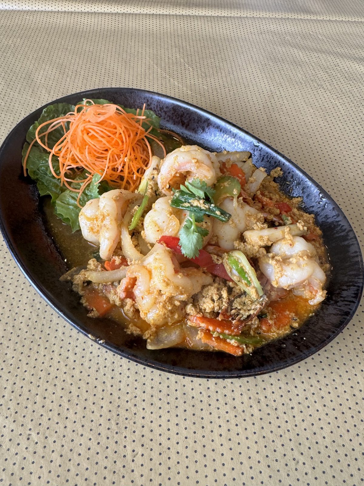 A shrimp dish at Siriwan Thai in Gaithersburg, now becoming Mai Khao