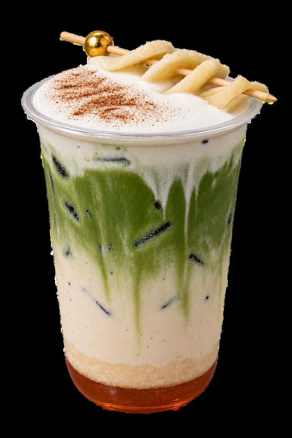 An iced matcha drink at Tyafé in Westfield Wheaton